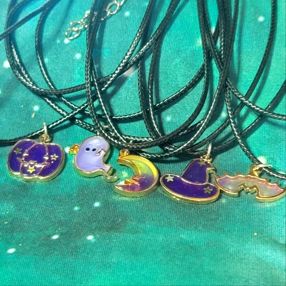 Cute Halloween Necklace Lot #1